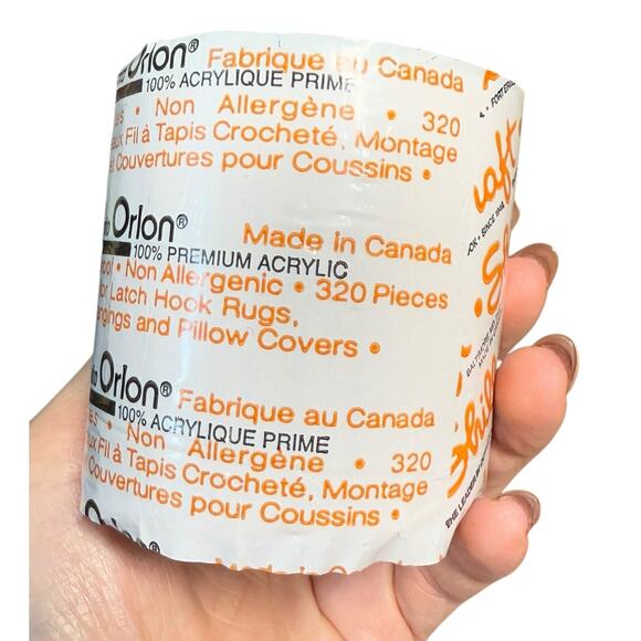 Shillcraft Golden Brown Pre-cut Latch Hook Yarn Acrylic Lot‎ of 2 Monsanto Orion - Picture 7 of 7